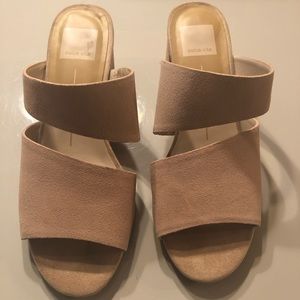 Dolce Vita Jaiden Blush Suede Mules